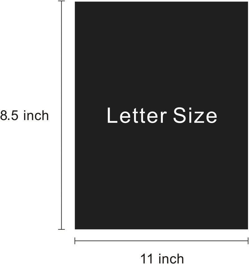 COLOANDUS Extra Heavyweight Cardstock Black 50 Sheets 130 lb Cover (17pt), 8.5 x 11 Inches for Arts and Craft, Drawing, DIY Projects - Image 3